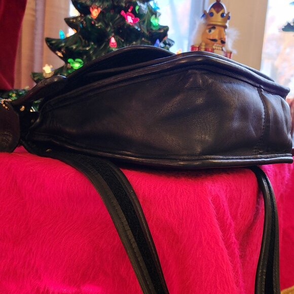 Vtg Coach Blk Rambler's Legacy Bag 9061 | Made in USA | Iconic Heritage Classic - Picture 12 of 15